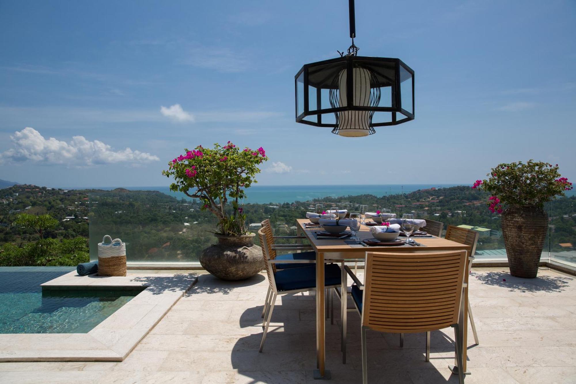 Villa Belle - Fully Serviced Private Sea View Villa With An Award Winning In-House Cook Choeng Mon Luaran gambar