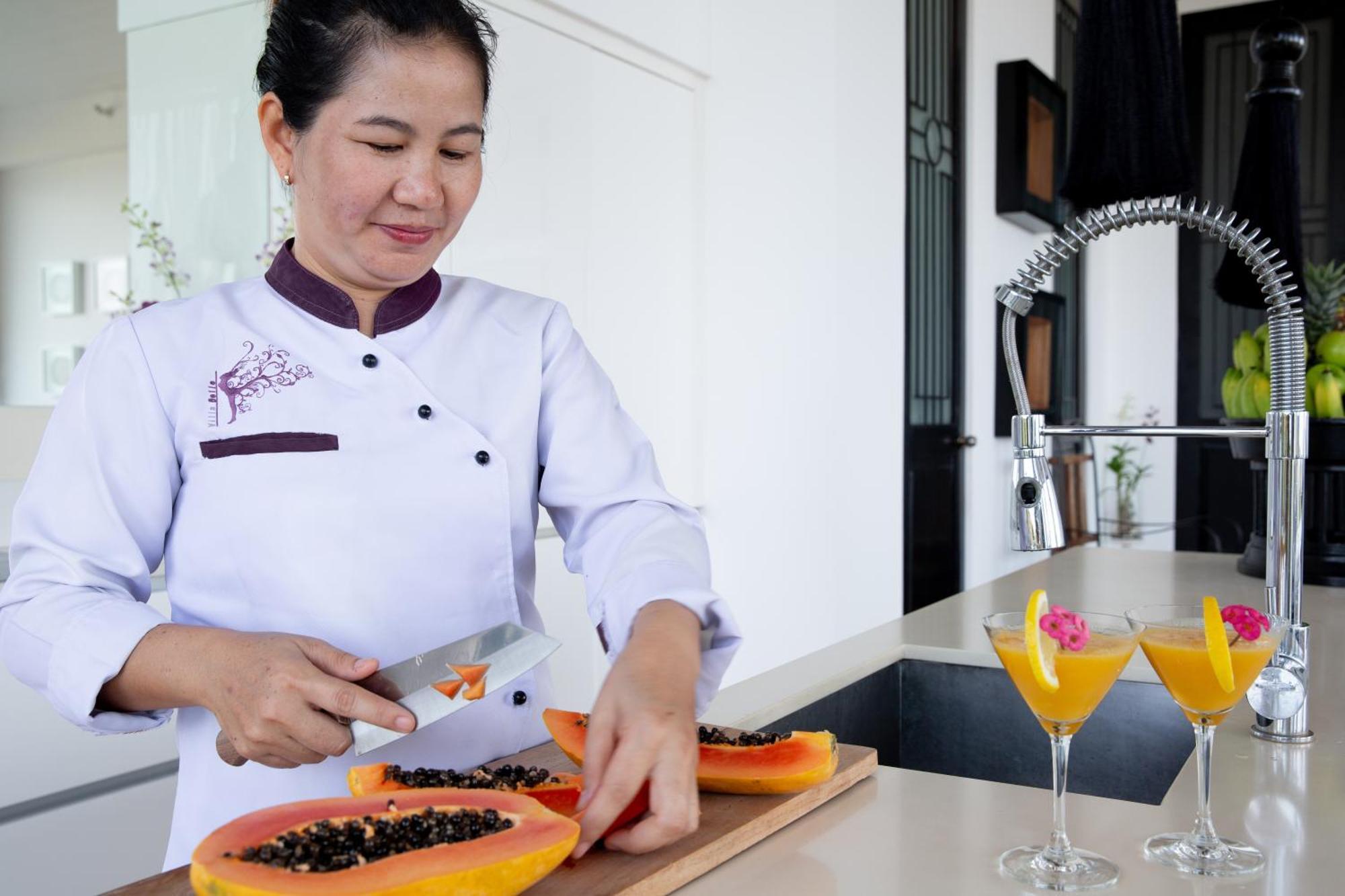 Villa Belle - Fully Serviced Private Sea View Villa With An Award Winning In-House Cook Choeng Mon Luaran gambar