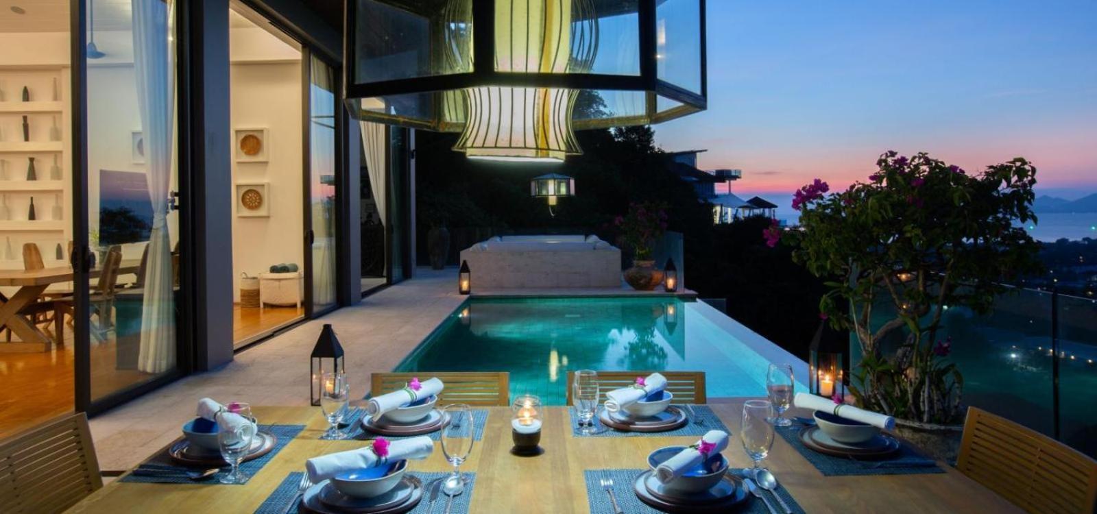 Villa Belle - Fully Serviced Private Sea View Villa With An Award Winning In-House Cook Choeng Mon Luaran gambar