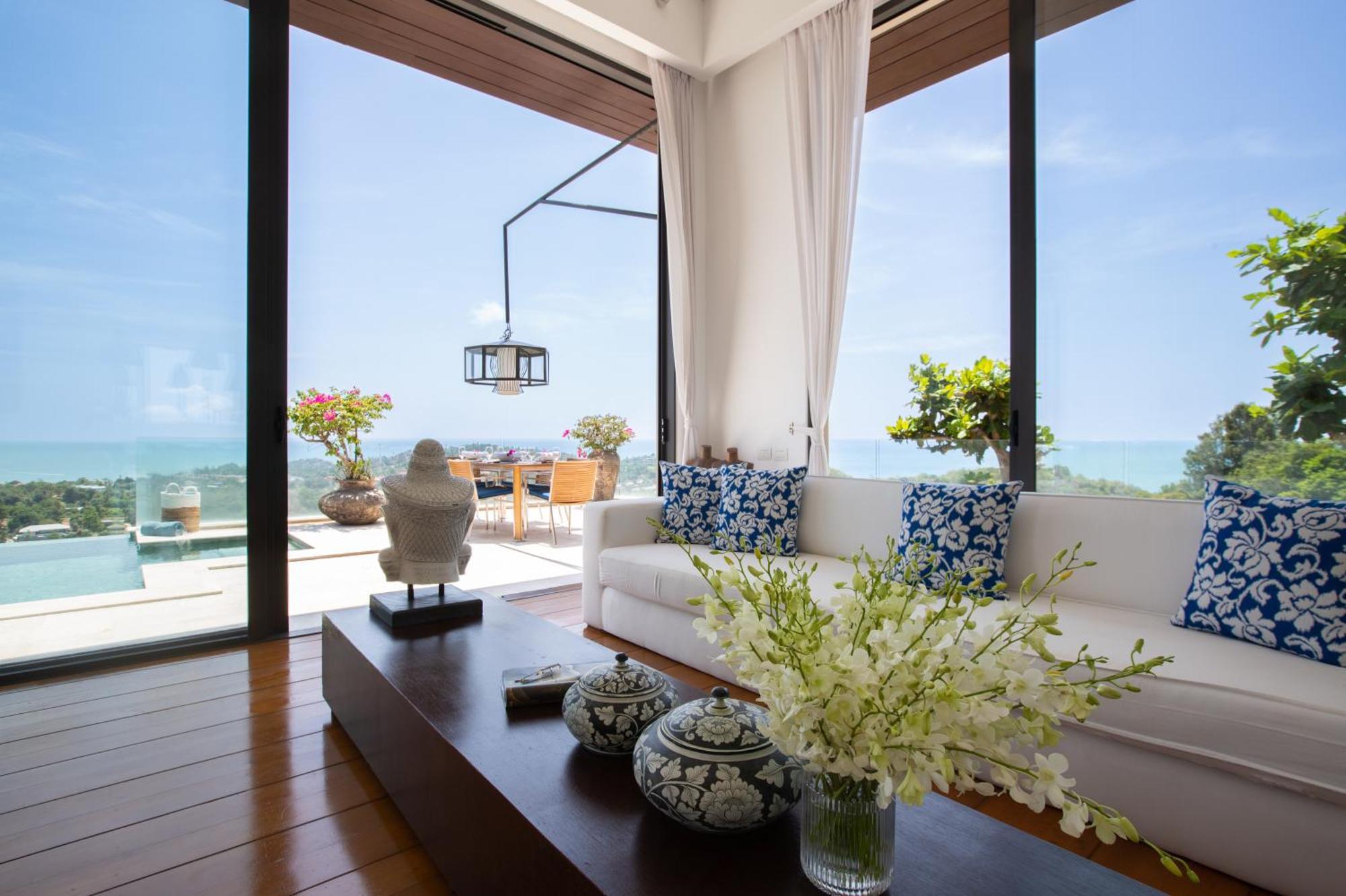 Villa Belle - Fully Serviced Private Sea View Villa With An Award Winning In-House Cook Choeng Mon Luaran gambar