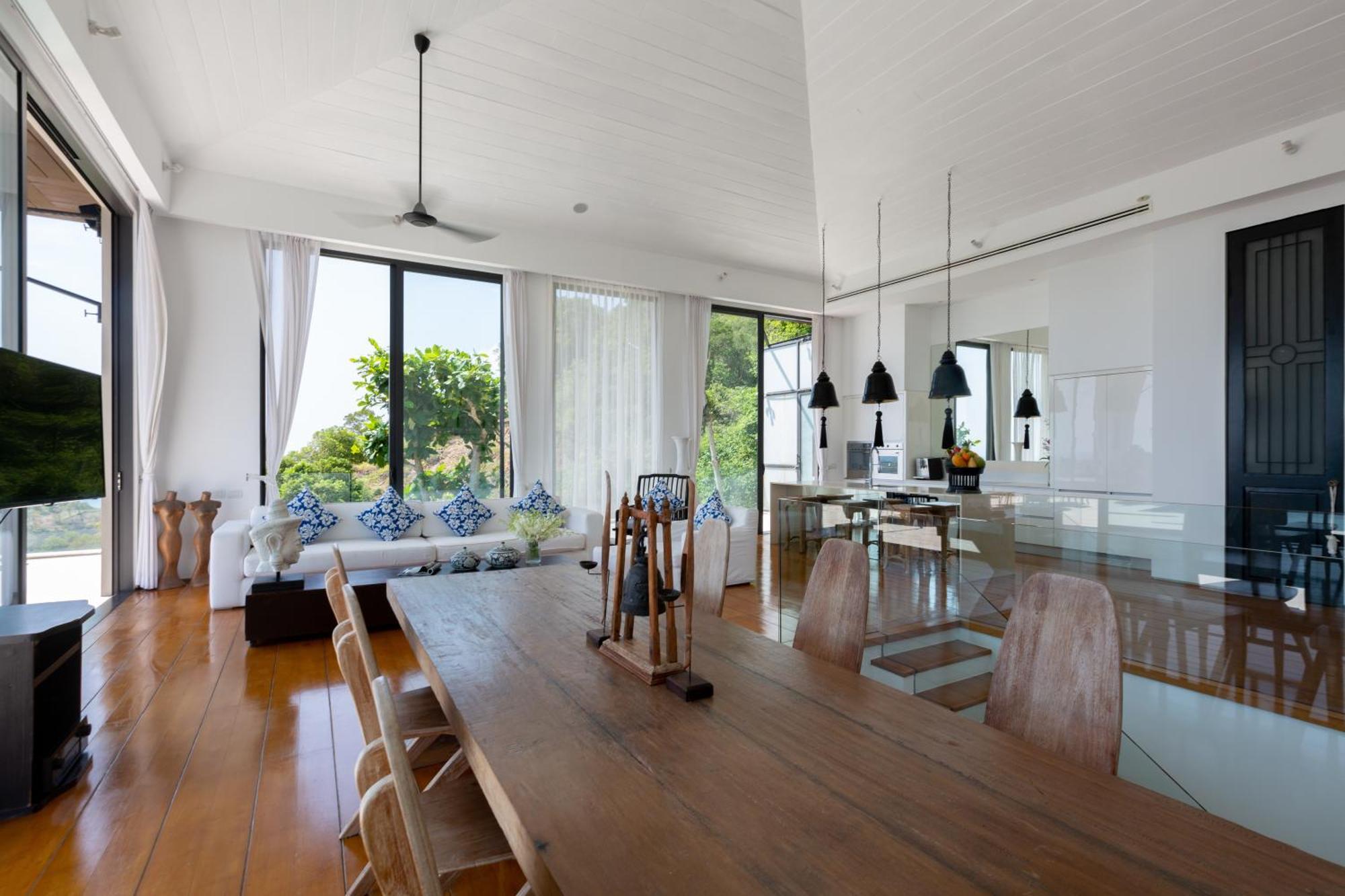 Villa Belle - Fully Serviced Private Sea View Villa With An Award Winning In-House Cook Choeng Mon Luaran gambar